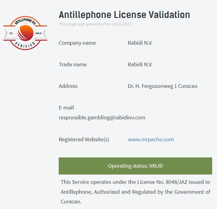 Mr Pacho Online Casino: Ein Neuer Spielerfreund in der Schweiz? - overview